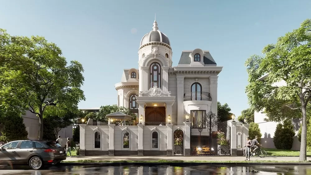 Hiện nay lâu đài có sự điều chỉnh tinh tế hơn để phù hợp với nhu cầu thực tế sử dụng cũng như diện tích xây dựng và khuôn viên sân vườn có thể nhỏ hơn