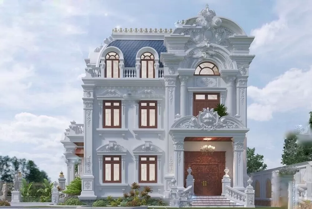 Thiết kế vuông vắn đường nét phào chỉ tinh tê