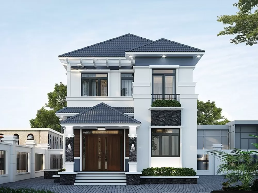 Kiến trúc nhà toát lên vẻ đẹp trẻ trung hiện đại
