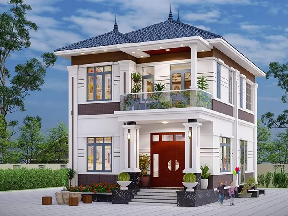 khuôn viên sân vườn lớn, vì thế bạn có thể kết hợp làm gara xe, vườn tiểu cảnh nhỏ,…