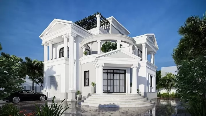 Kết cấu nhà 2 tầng và một nửa tầng cũng giúp bạn tiết kiệm diện tích xây dựng hơn so với xây 3 tầng