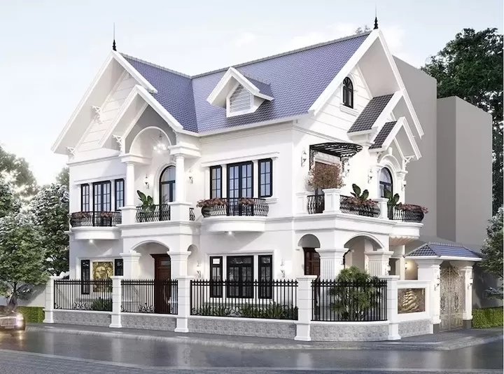 Tận dụng những mảng đất còn thừa sau khi xây nhà làm sân vườn, nơi để xe ô tô,...
