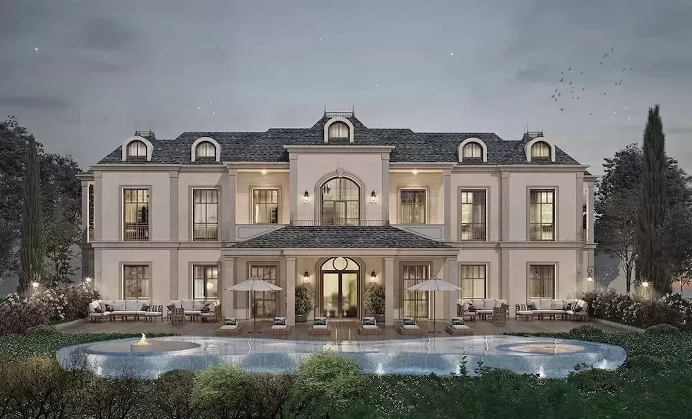 Nhà biệt thự lâu đài 2 tầng 1 tum 750m2