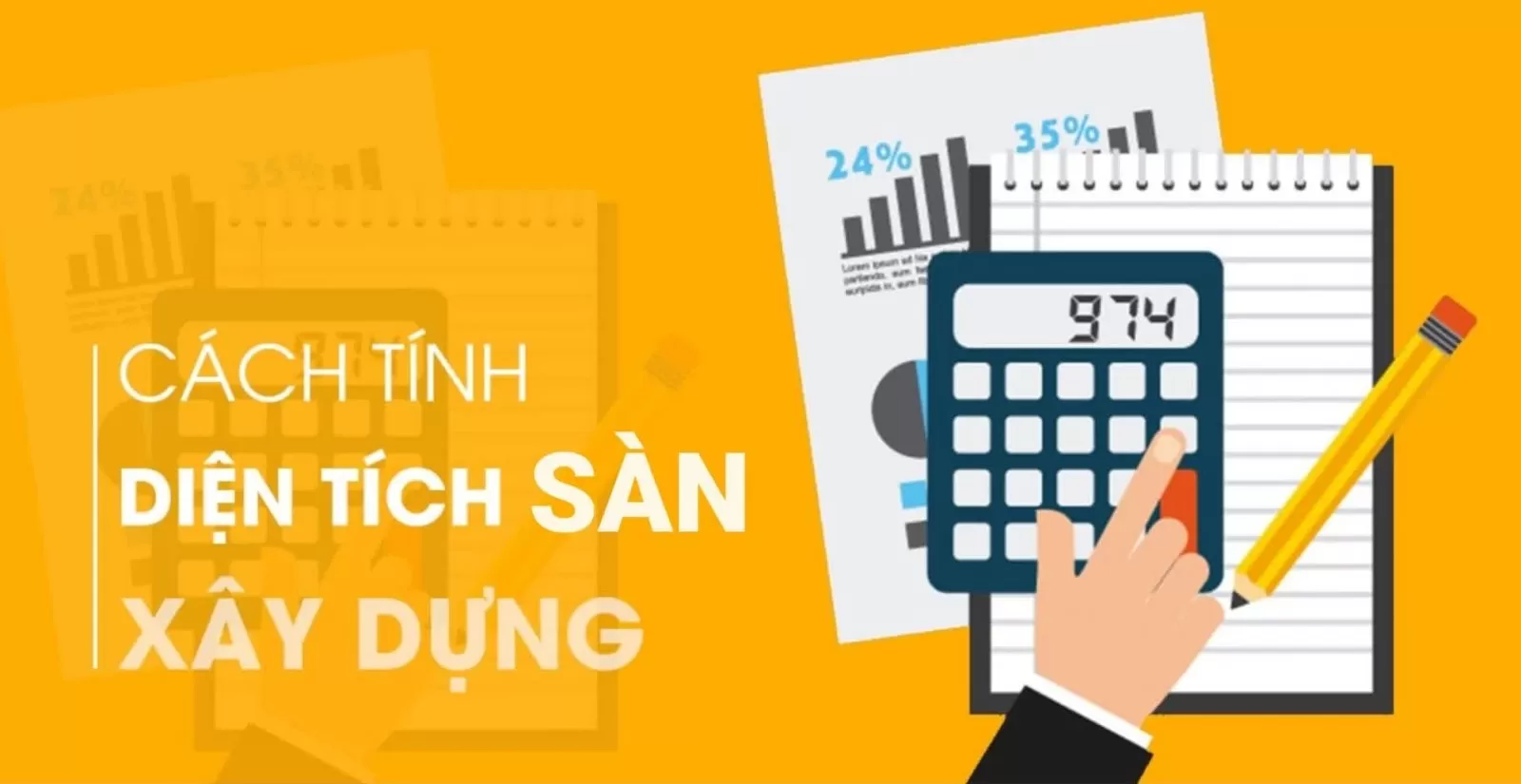 Cách tính diện tích sàn xây dựng