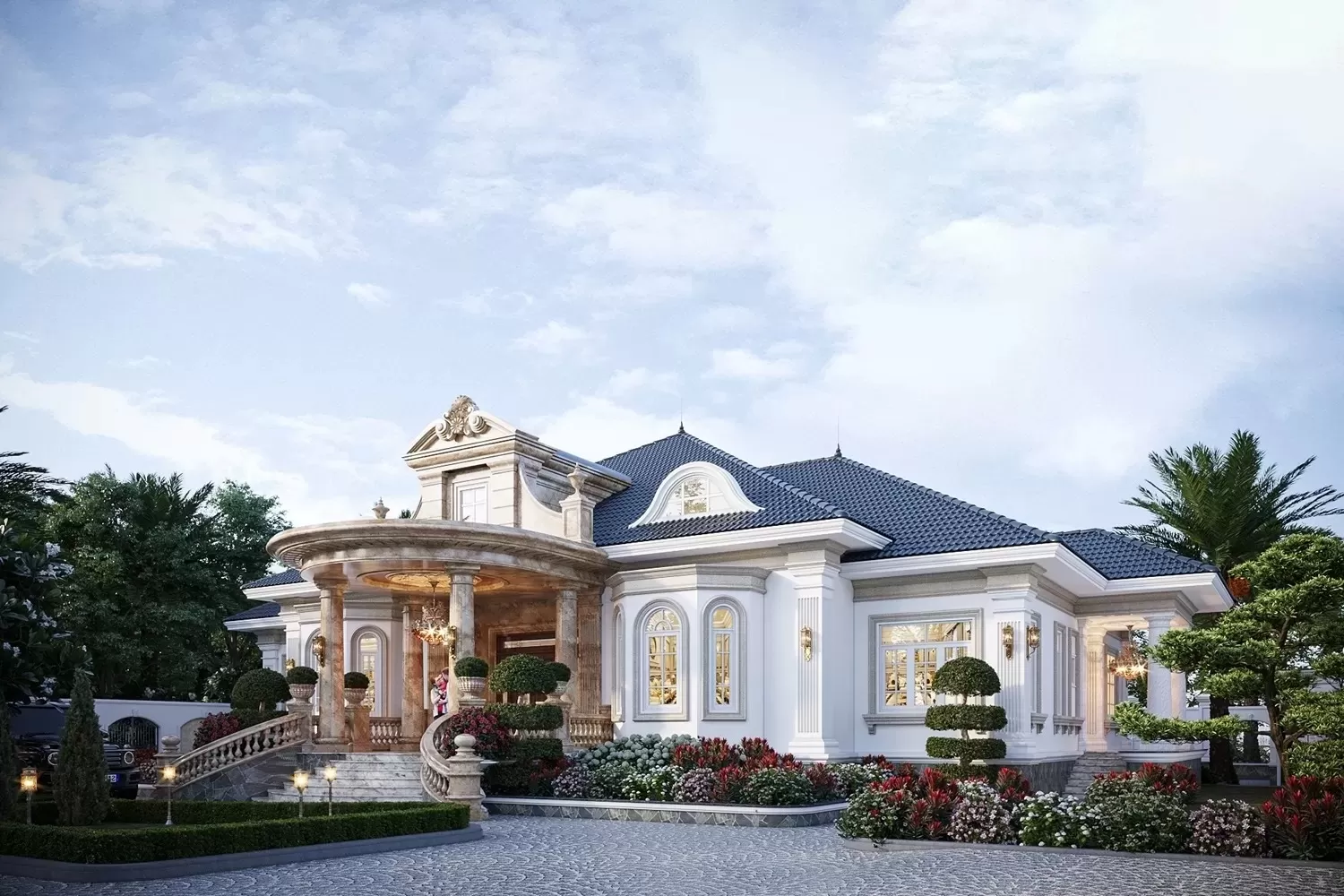 Thiết kế nội ngoại thất thống nhất