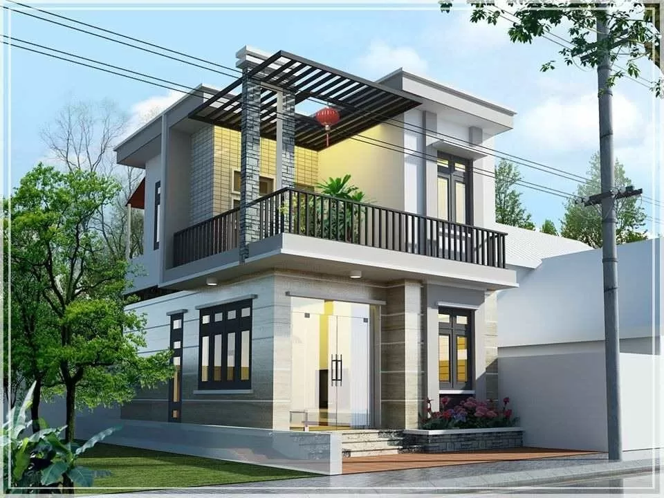 Biệt thự kính không gian mở