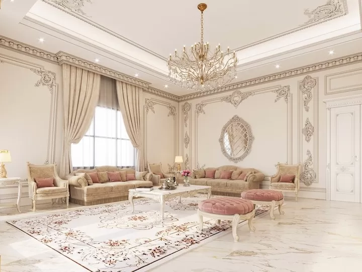 Thiết kế nội thất biệt thự cổ điển sang trọng