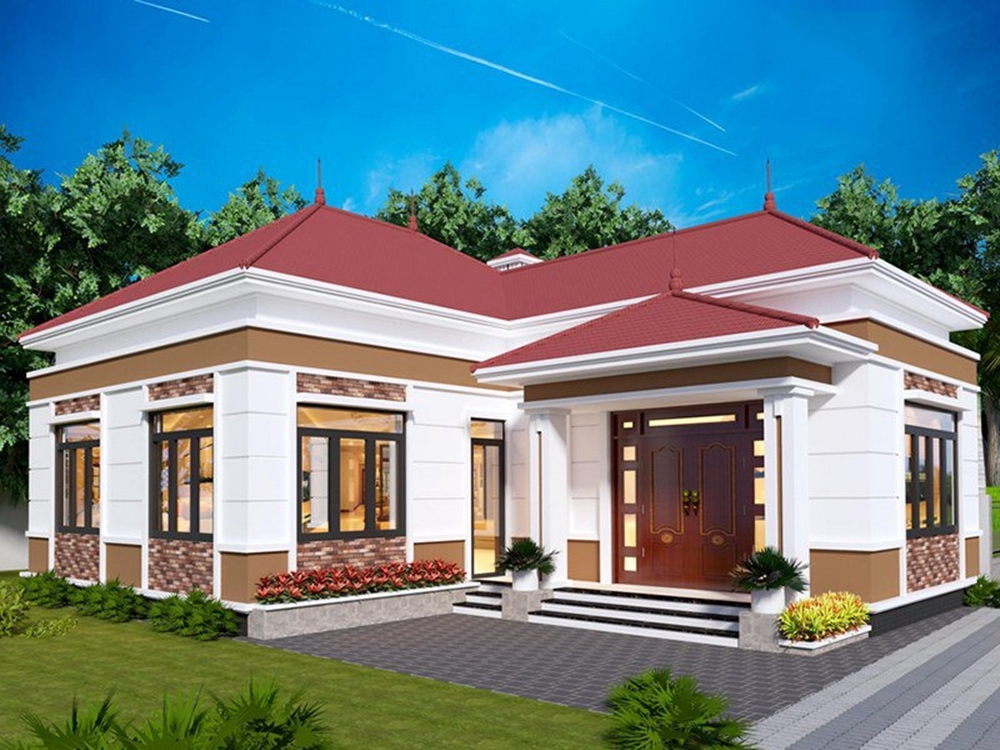 Nhà chữ l thi công nhanh chóng