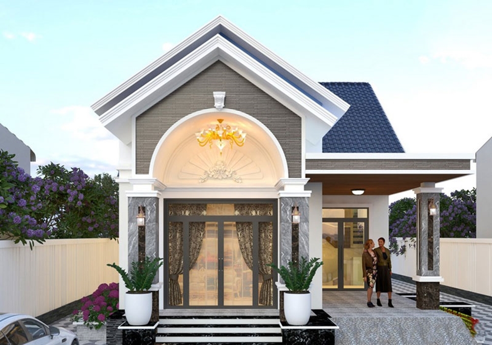 Mái Thái mang đến một sự cân bằng tuyệt đẹp giữa kiến trúc hiện đại và phong cách truyền thống