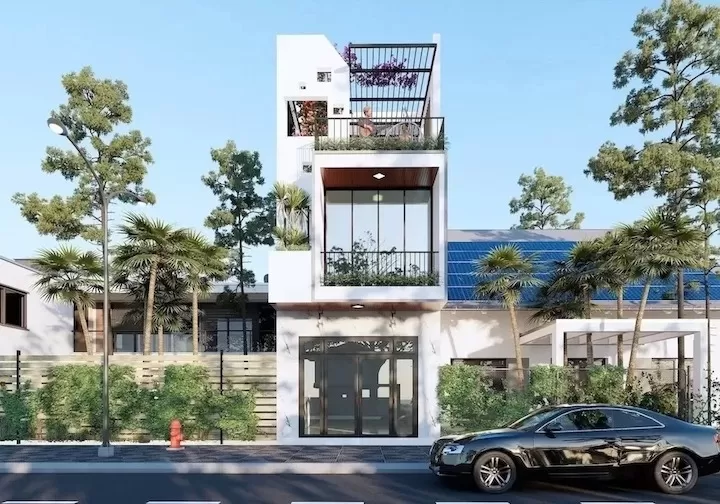 Biệt thự nhà ống 3 tầng 5x20m