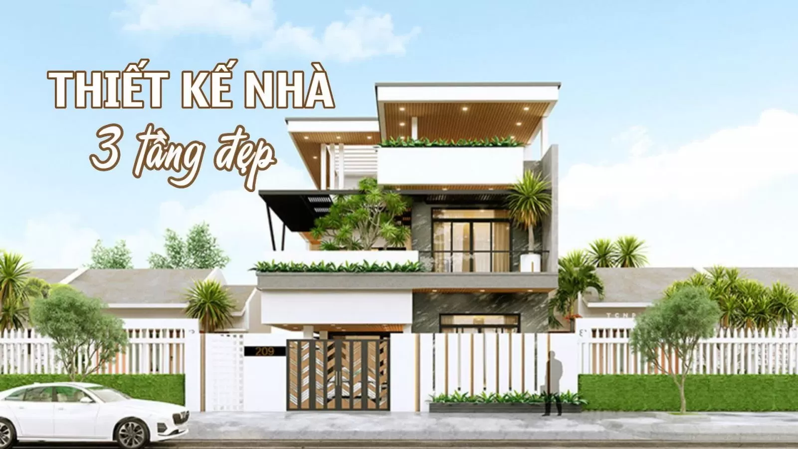 thiết kế nhà 3 tầng đẹp
