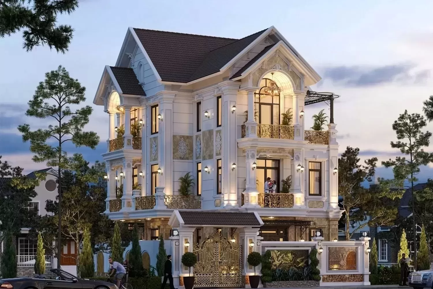 Bố trí công năng theo phong thủy góc khuyết