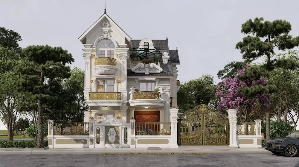 Nhà biệt thự 3 tầng 5 phòng ngủ 100m2