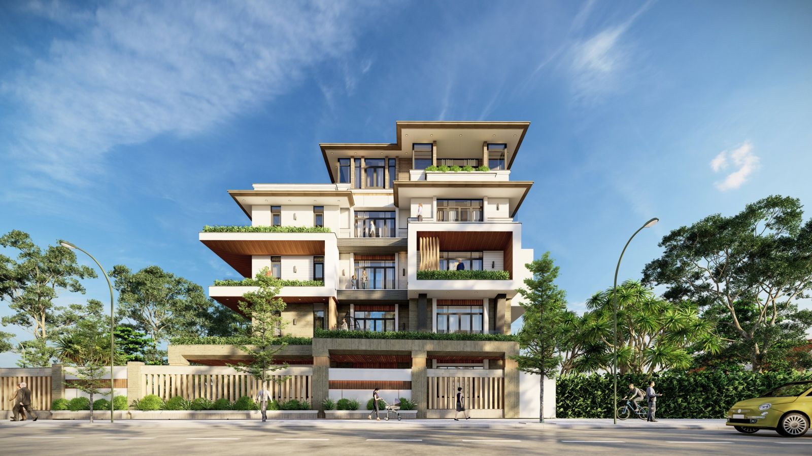 Biệt thự 5 tầng hiện đại 300m2 ở Tây Ninh