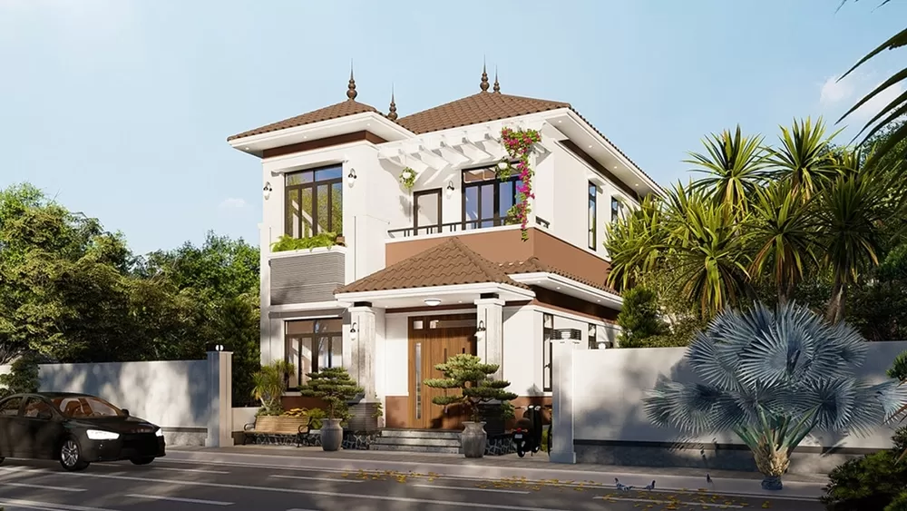 Nhà hiện đại thường được thiết kế đơn giản