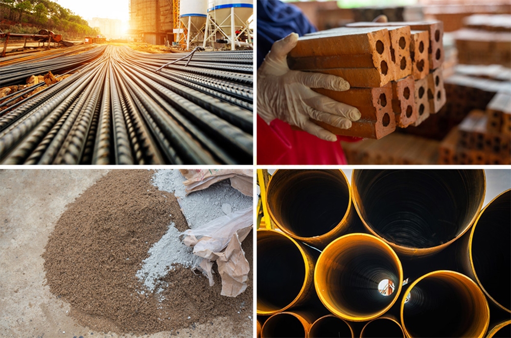 Giá phụ thuộc vào vật liệu xây dựng