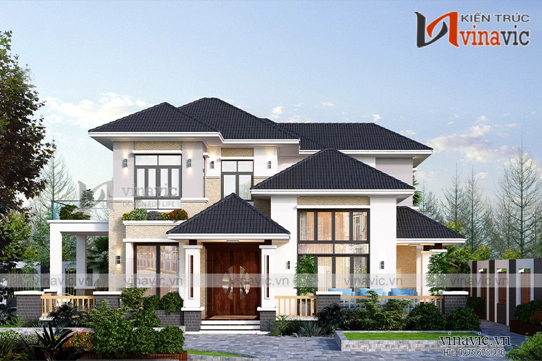 Các yếu tố tự nhiên như cây cỏ, hoa và đường nét của vườn cây Nhật Bản được tích hợp vào thiết kế để tạo nên một không gian hài hòa