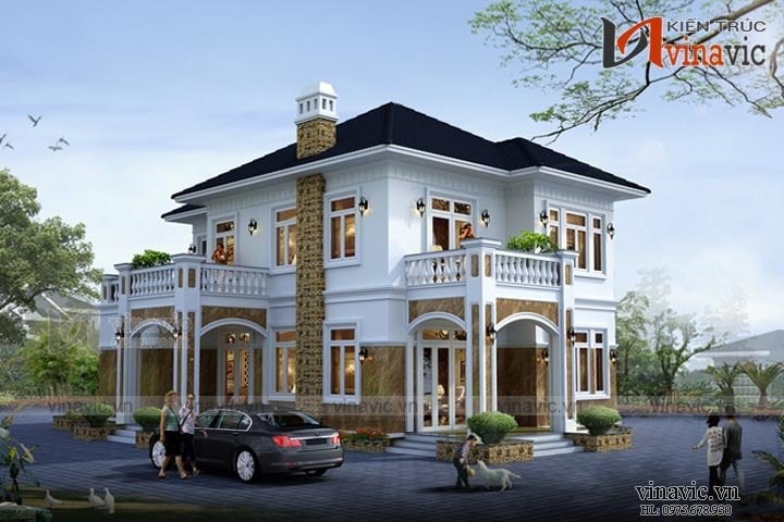 Màu sắc chính là yếu tố quyết định tính thẩm mỹ của ngôi nhà.