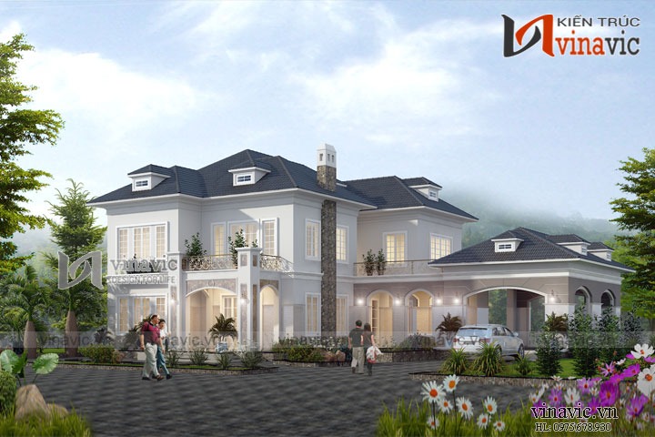 Biệt thự nhà vườn 2 tầng mái thái ở Phú Quốc
