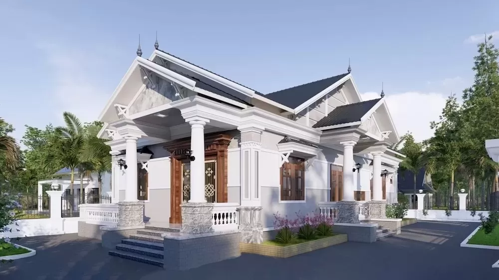 Chi phí xây dựng của nhà 1 tầng 100m2 rõ ràng thấp hơn nhà 2, 3 tầng