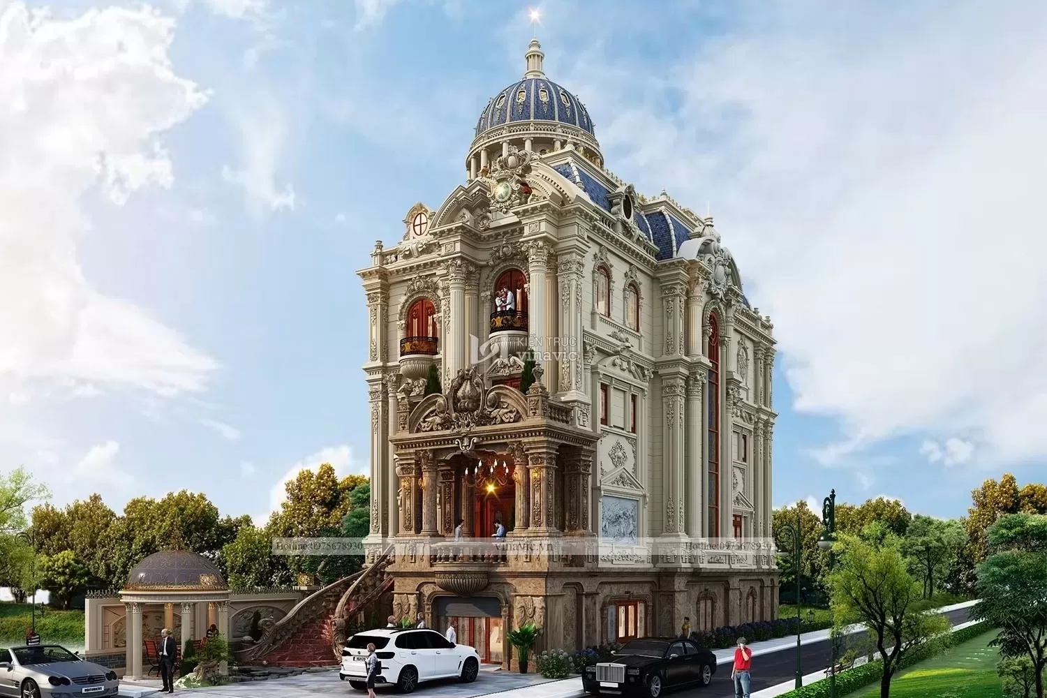 Đơn giá thiết kế nhà cổ điển, tân cổ điển