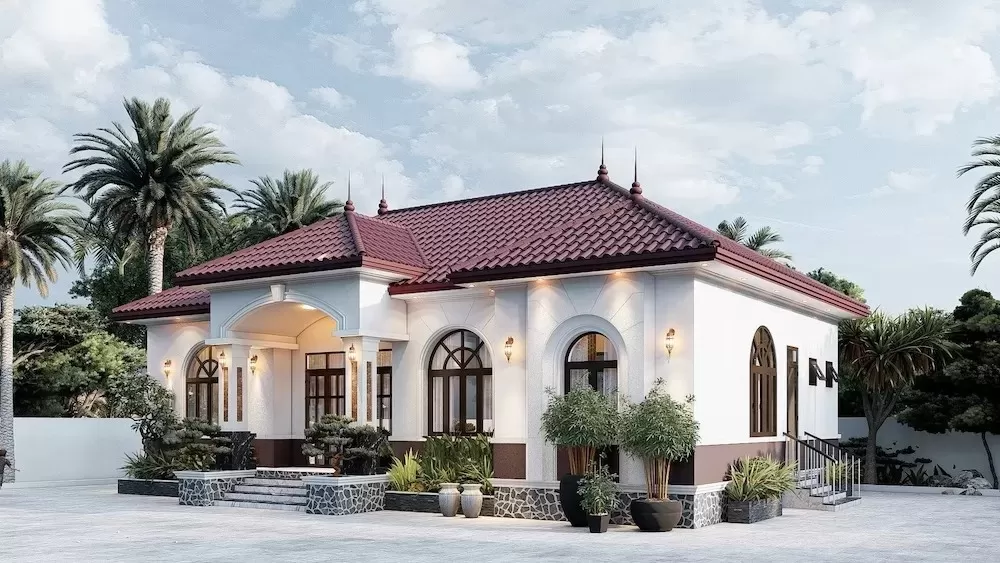ân cổ điển thì tổng quan kiến trúc sẽ mang một vẻ đẹp lộng lẫy, tinh tế
