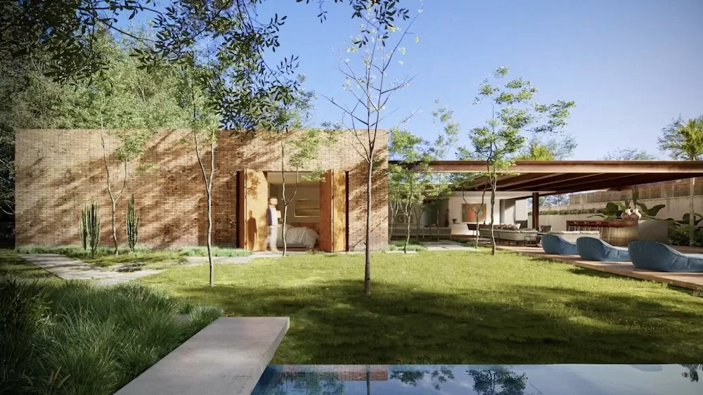Nhà cấp 4 mái bằng hiện đại 100m2