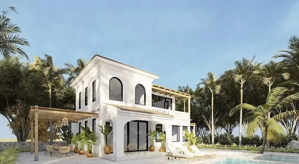 Nhà vườn hiện đại 2 tầng đẹp đơn giản