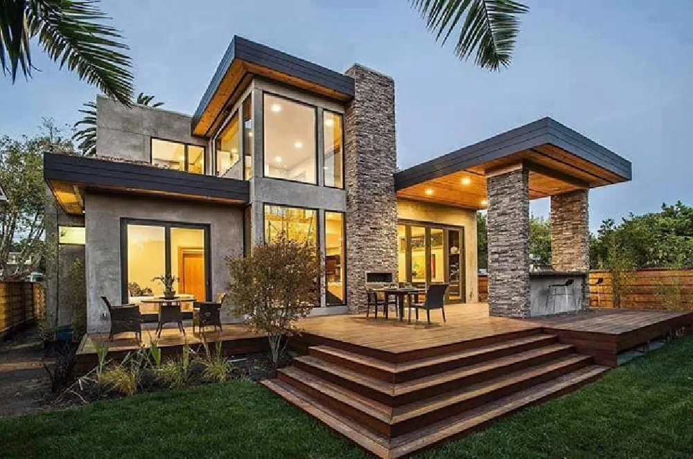 Thiết kế không gian mở 100m2 thỏa mãn nhu cầu về tính thẩm mỹ và tiện nghi