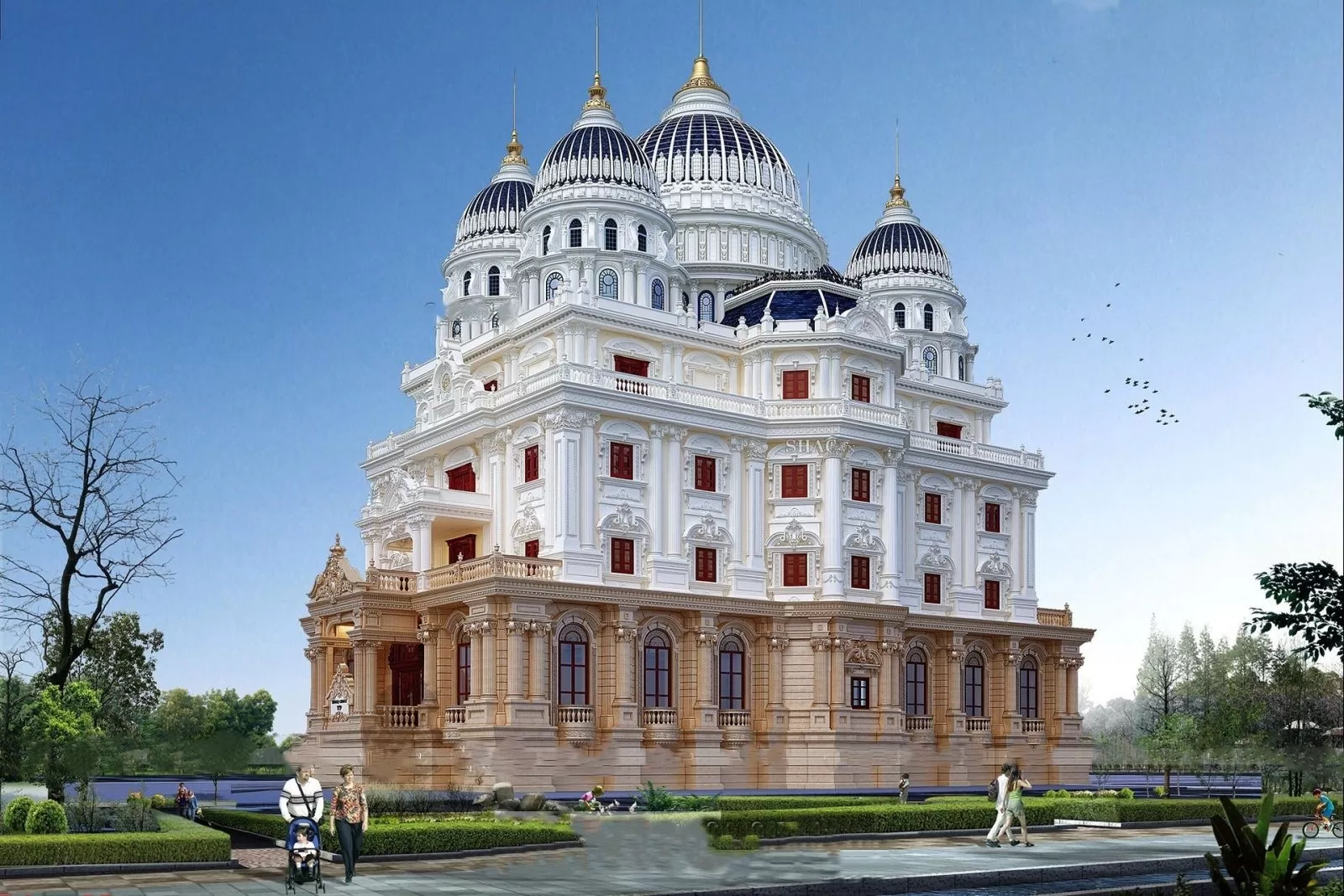 Chiêm ngưỡng các mẫu thiết kế biệt thự kiểu Pháp sang trọng đẳng cấp