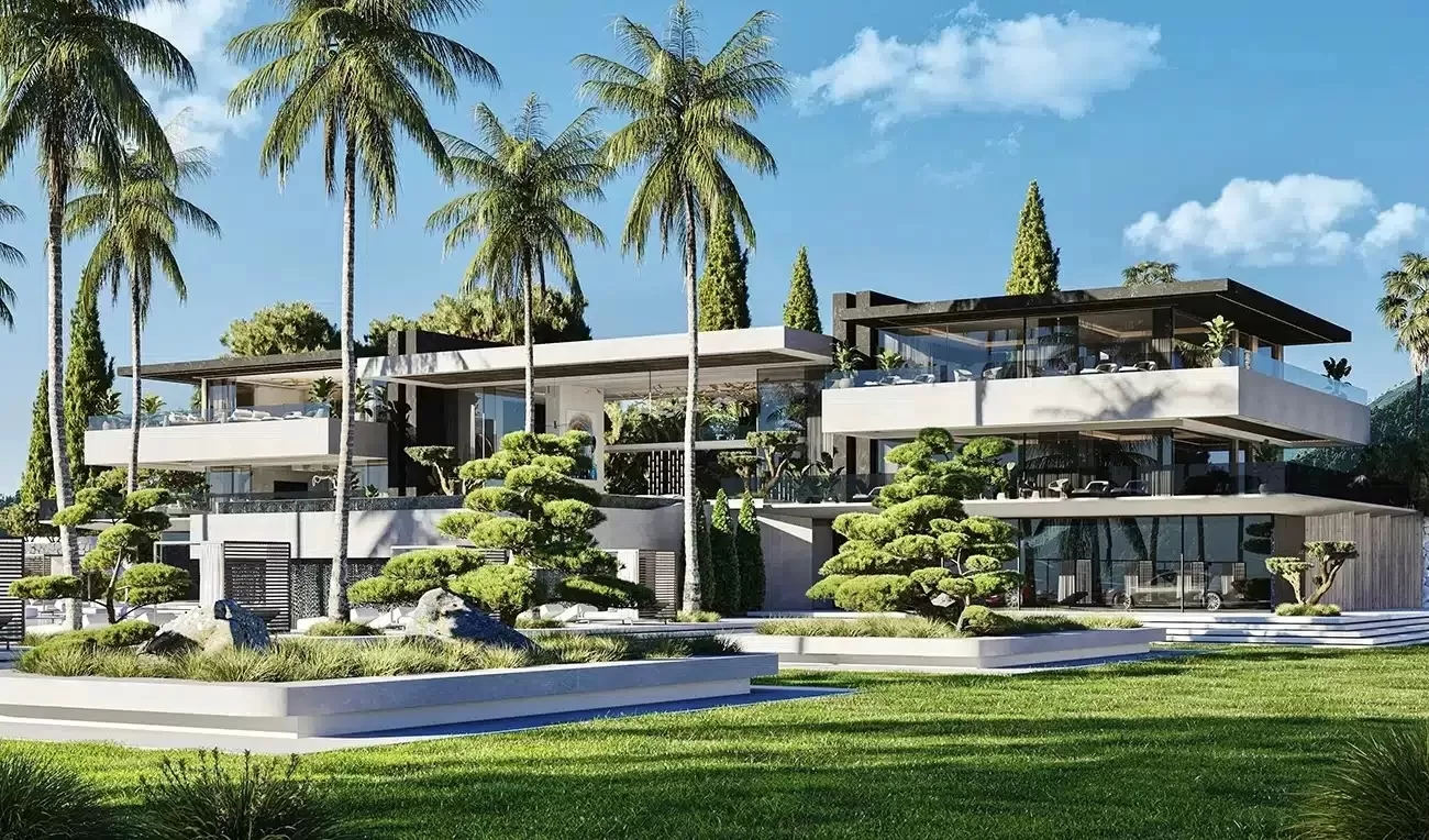 Biệt thự 25 tỷ mái bằng 1000m2
