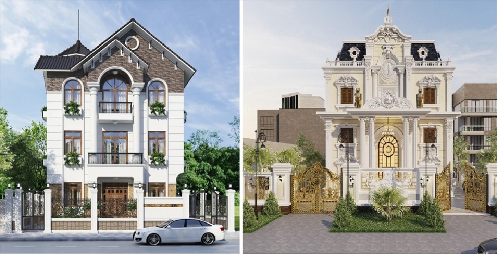Biệt thự phố tân cổ điển với những đặc trưng nổi bật