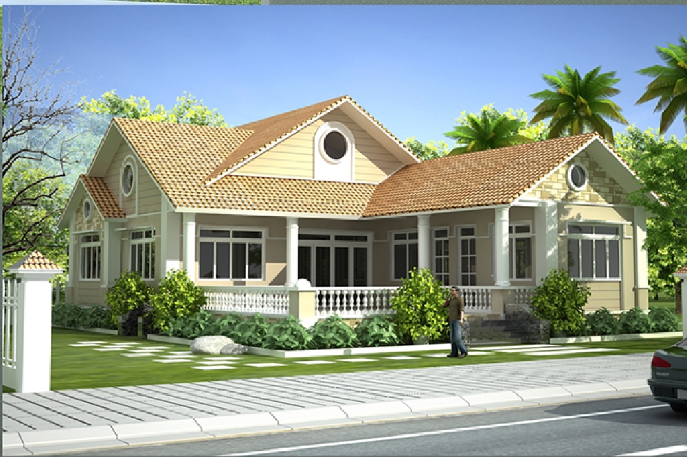 Thiết kế biệt thự theo kiểu truyền thống