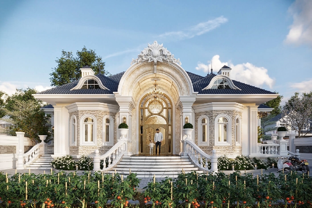 Căn biệt thự không gian sống đẳng cấp, tinh tế và thoải mái