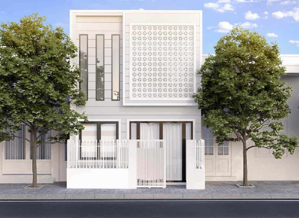 ngôi nhà này mang đến sự kết hợp hoàn hảo giữa kiến trúc đẹp mắt và không gian thông thoáng.