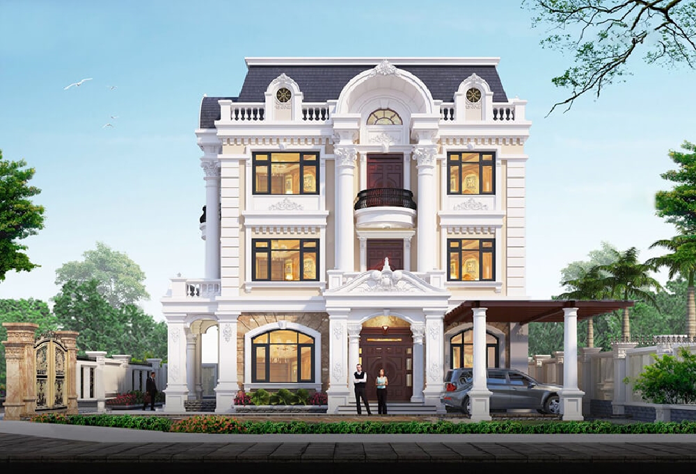 Phong cách tân cổ điển nổi bật thể hiện sự xa hoa