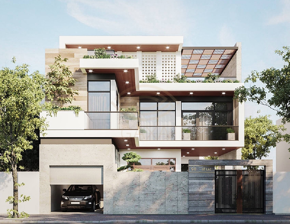 Biệt thự 3 tầng tân cổ điển mặt tiền 15m say đắm lòng người