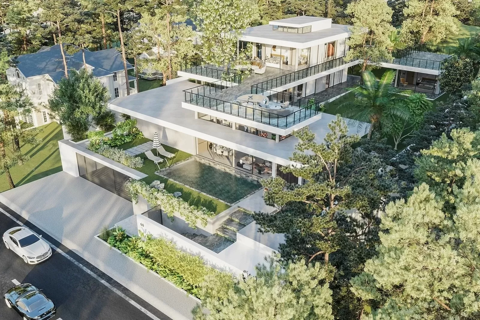 Nhà vườn kiểu resort hiện đại