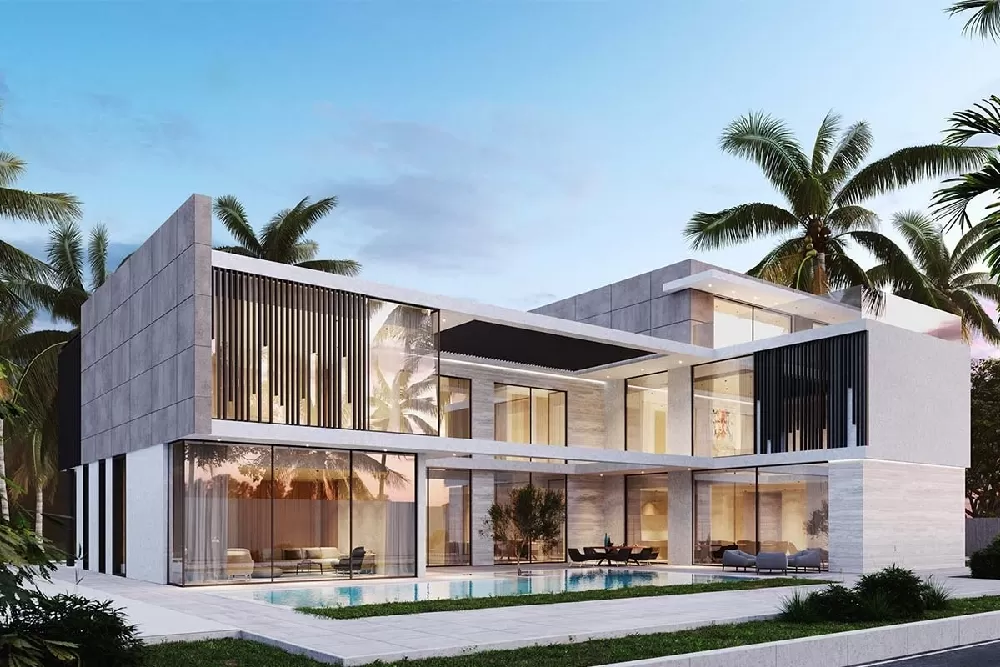 Thiết kế hiện đại tận dụng các ô cửa kính lấy ánh sáng