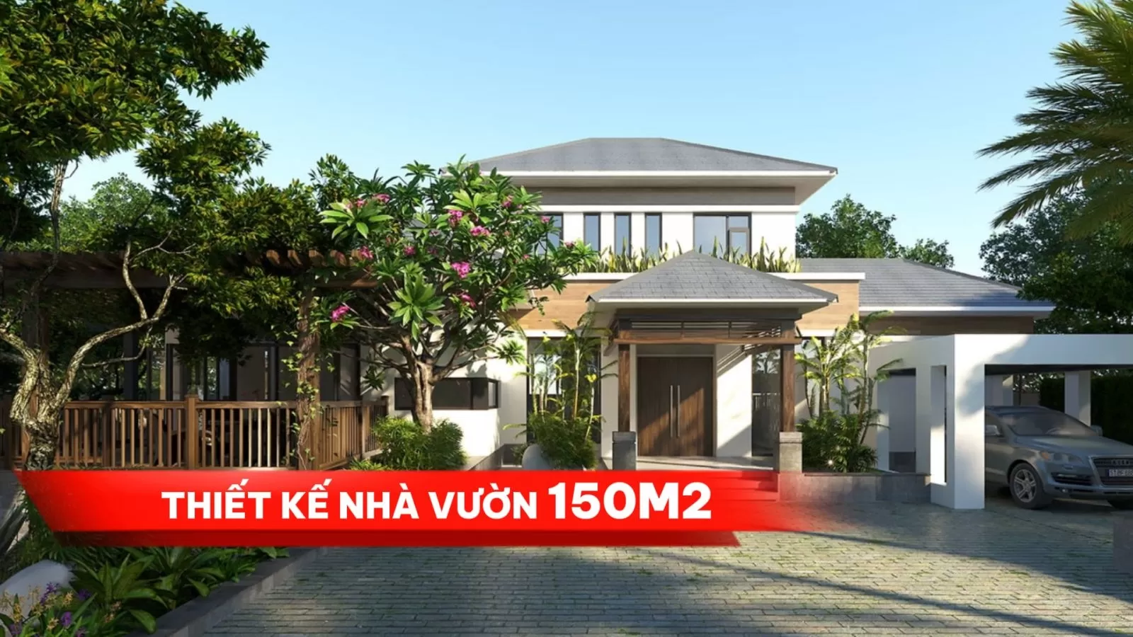 Những mẫu thiết kế nhà vườn đẹp 150m2