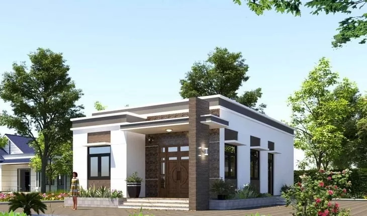 Gợi ý các mẫu nhà mái bằng 1 tầng đẹp ấn tượng nhất