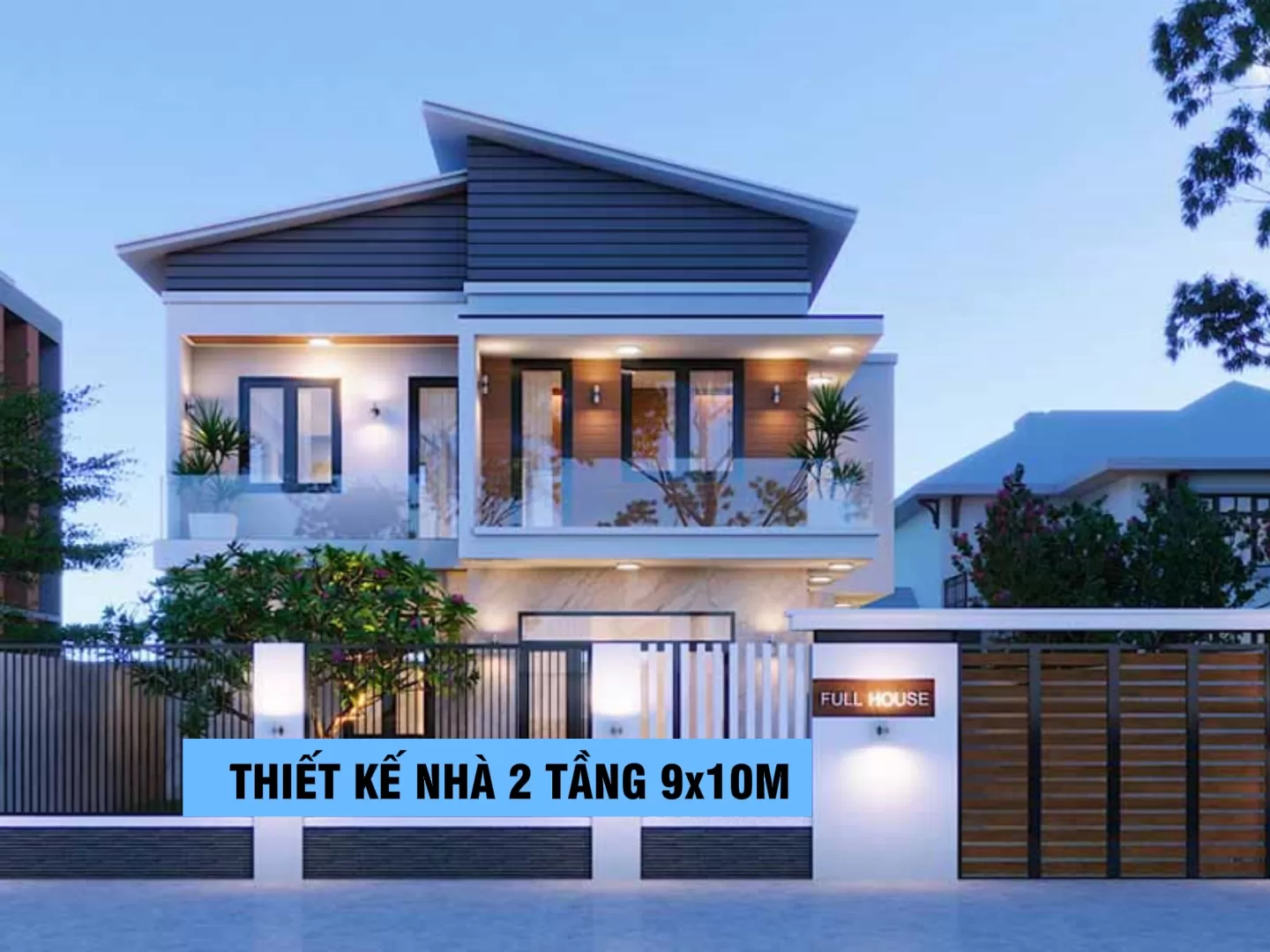 Mẫu thiết kế nhà 2 tầng đẹp hiện đại tại Nghệ An - anh Tâm