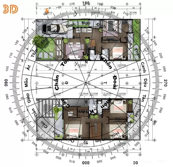 Báo giá thiết kế nhà theo phong thuỷ trọn gói