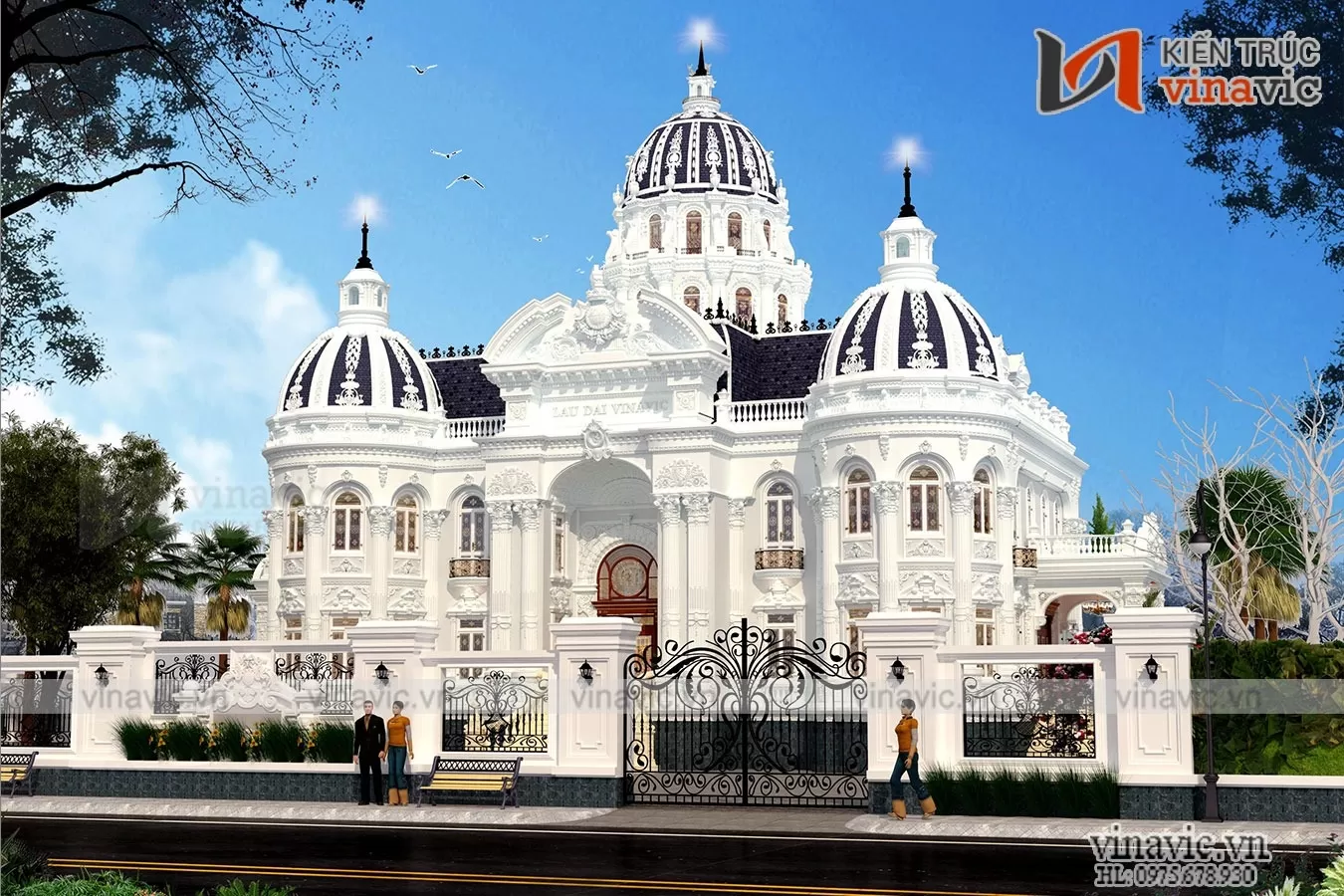 Mẫu nhà phố phong cách cổ điển dành cho thương nhân tại Vĩnh Phúc