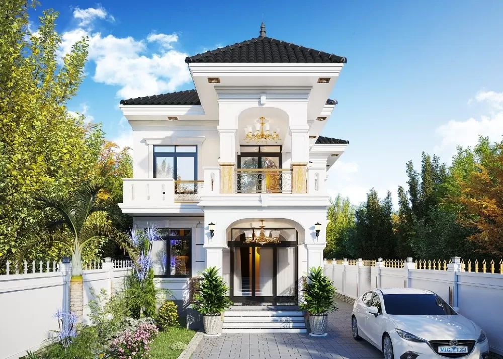 Ngôi nhà kết hợp giữa sự thanh lịch truyền thống