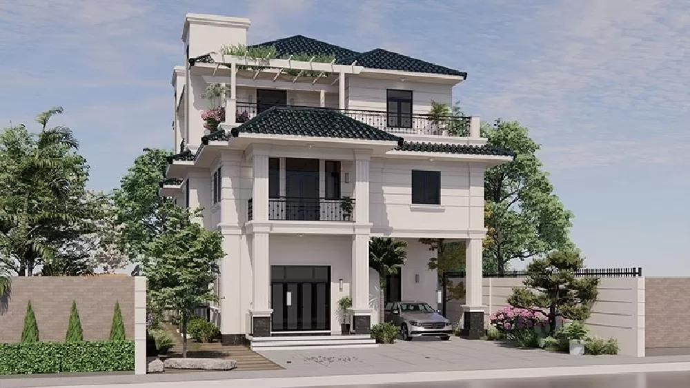 Phong thủy cho nhà mái nhật 120m2