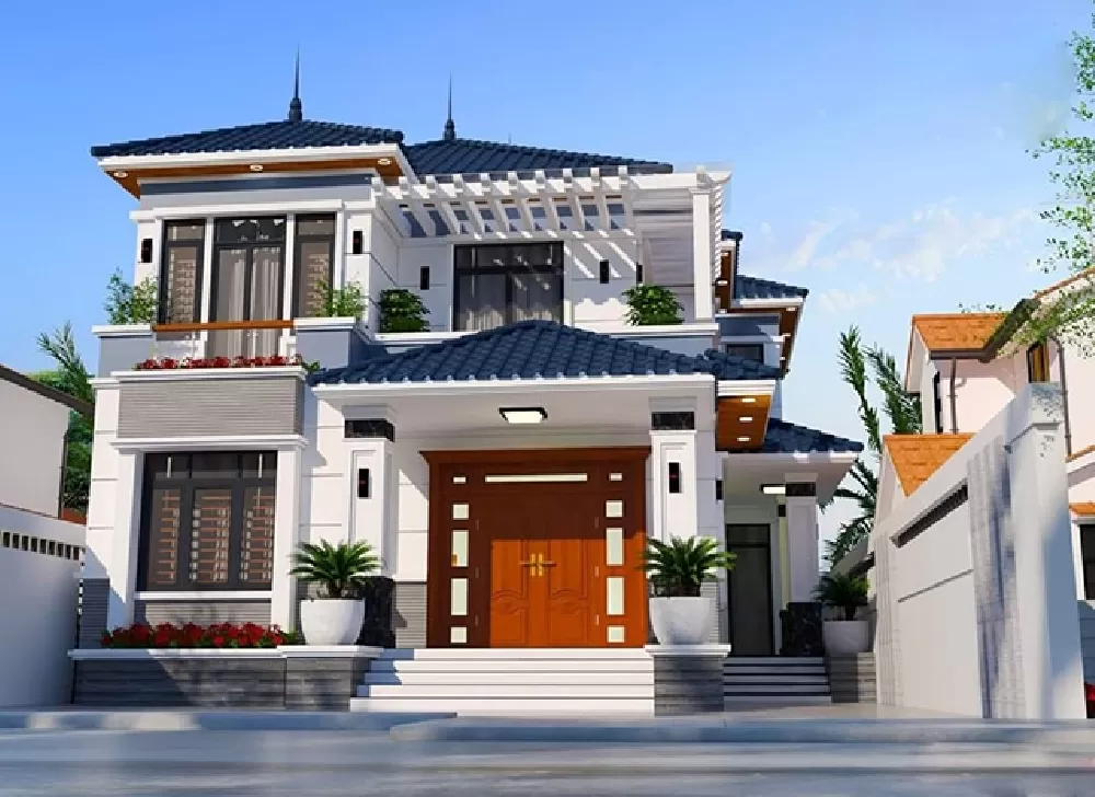 Kiến trúc đơn giản, hiện đại, dễ dàng thi công.
