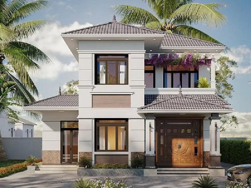 mẫu nhà này phù hợp với nhiều gia đình có từ 4-6 thành viên