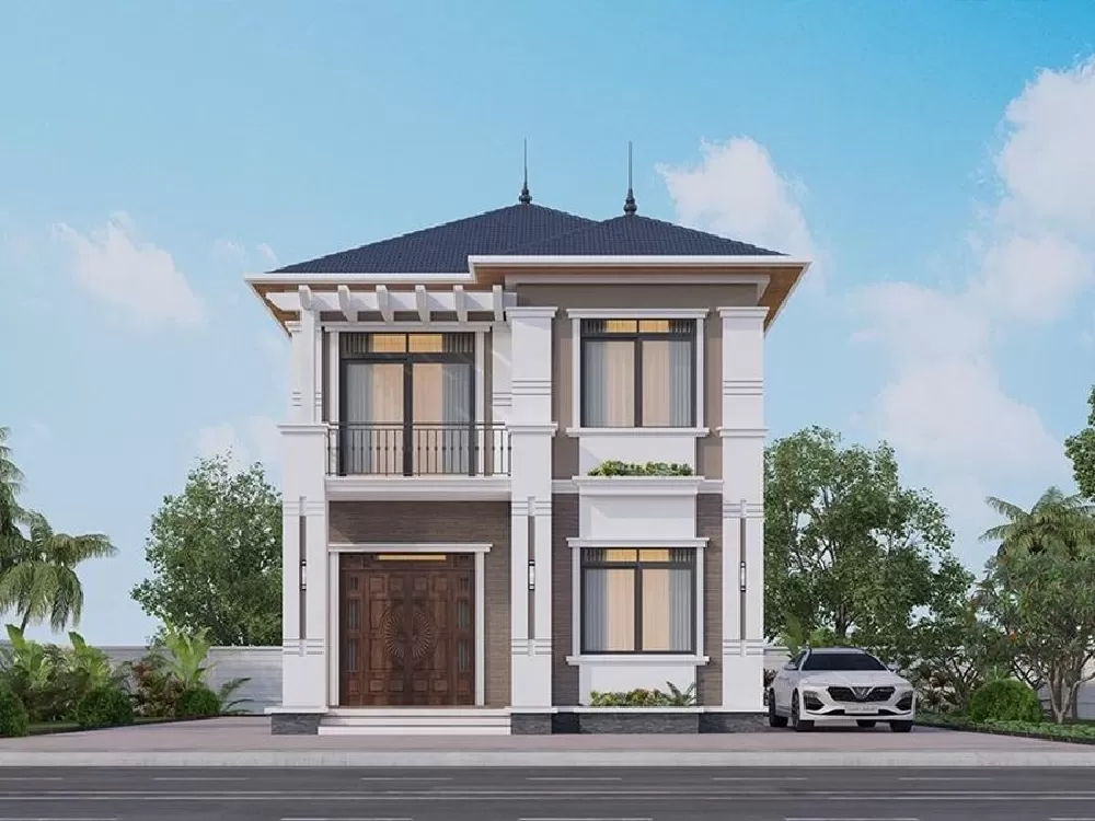 Ngôi nhà ấn tượng với những đường nét đơn giản