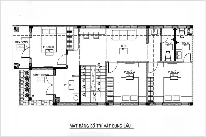 Chia sẻ top 20 mẫu nhà mái thái ngang 8m full bản vẽ